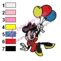Minnie Mouse Cartoon Embroidery 15
